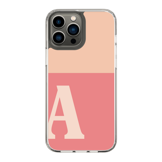 Slim Protection Case［ Original - initial two tone - A pink ］