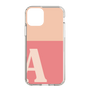 Slim Protection Case［ Original - initial two tone - A pink ］