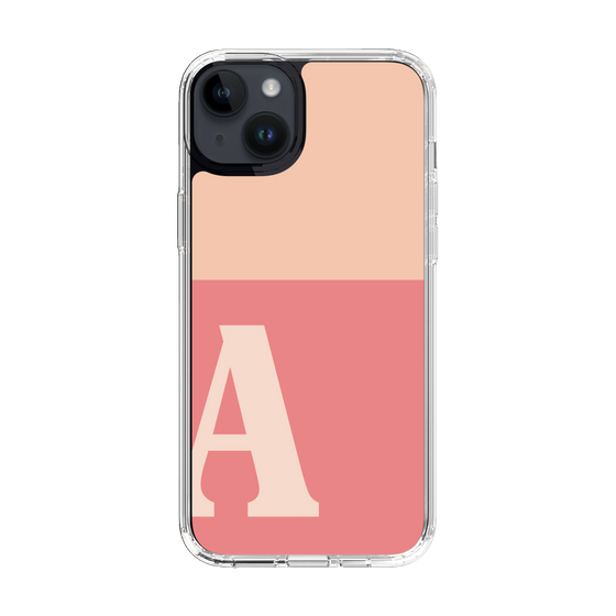 Slim Protection Case［ Original - initial two tone - A pink ］