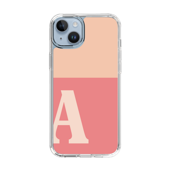 Slim Protection Case［ Original - initial two tone - A pink ］