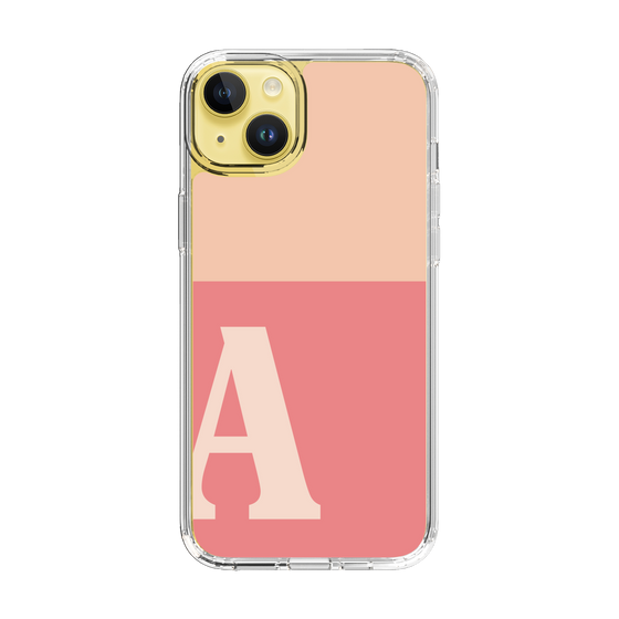 Slim Protection Case［ Original - initial two tone - A pink ］