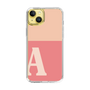 Slim Protection Case［ Original - initial two tone - A pink ］
