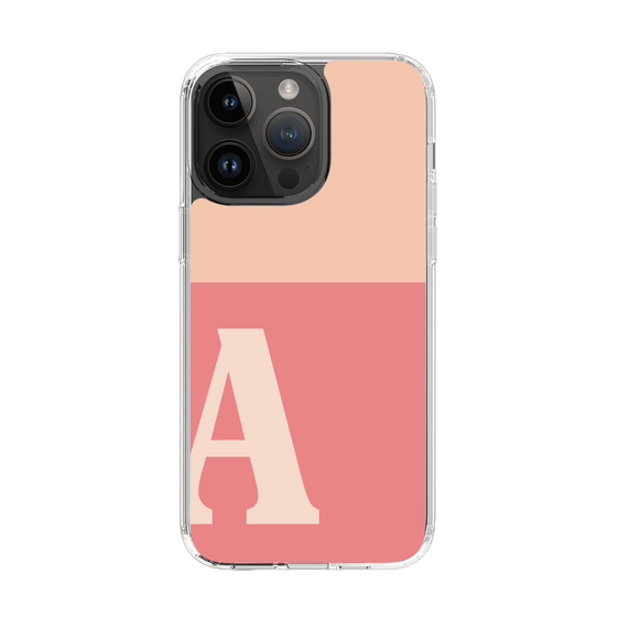 Slim Protection Case［ Original - initial two tone - A pink ］