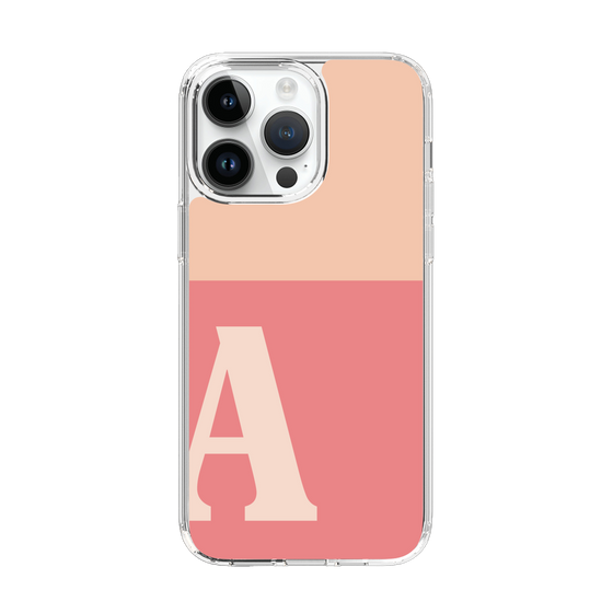 Slim Protection Case［ Original - initial two tone - A pink ］