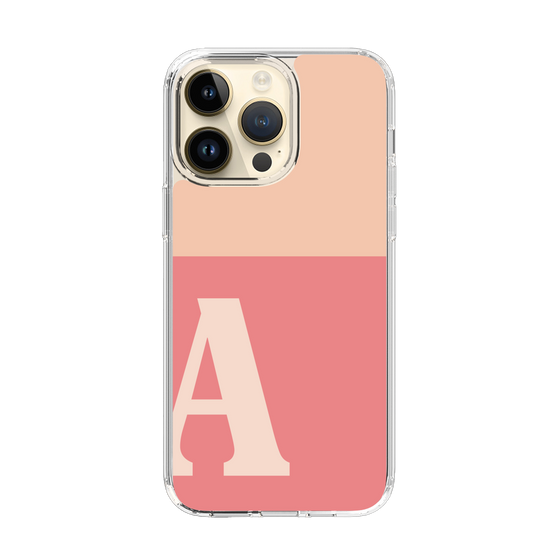 Slim Protection Case［ Original - initial two tone - A pink ］