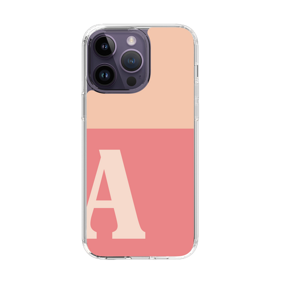 Slim Protection Case［ Original - initial two tone - A pink ］