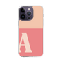 Slim Protection Case［ Original - initial two tone - A pink ］