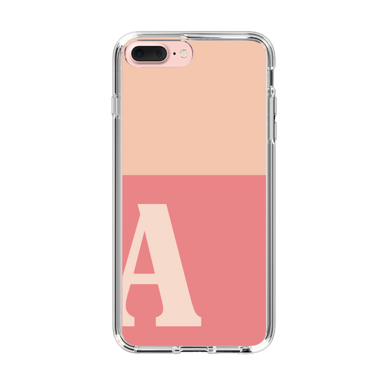 Slim Protection Case［ Original - initial two tone - A pink ］