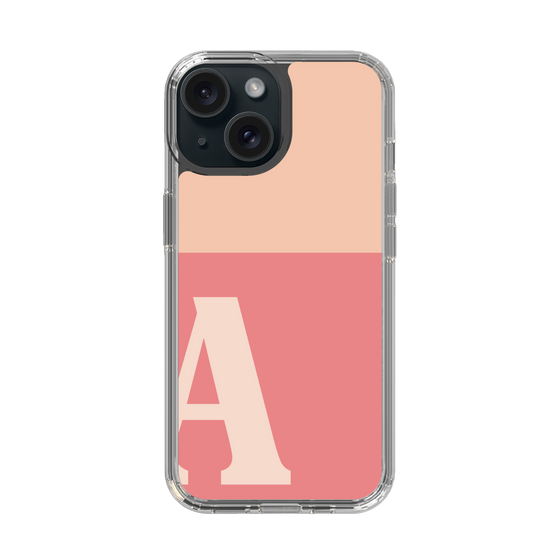 Slim Protection Case［ Original - initial two tone - A pink ］