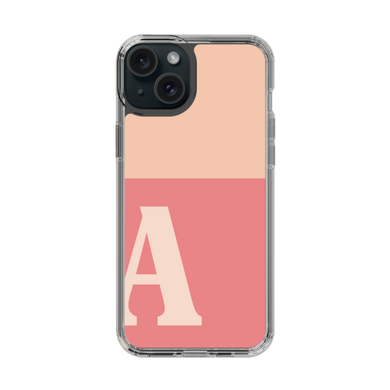 Slim Protection Case［ Original - initial two tone - A pink ］