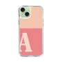 Slim Protection Case［ Original - initial two tone - A pink ］