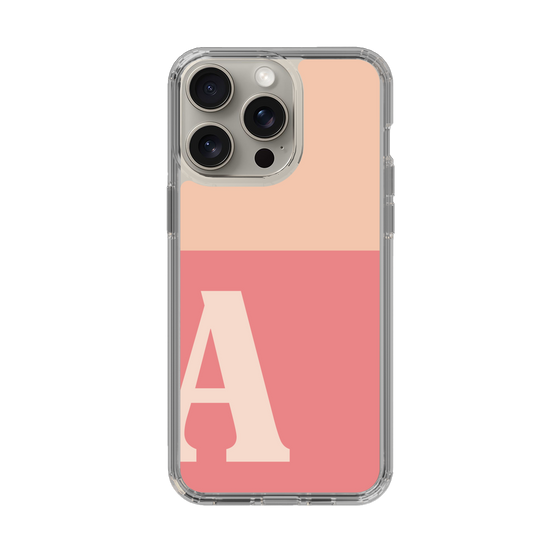 Slim Protection Case［ Original - initial two tone - A pink ］