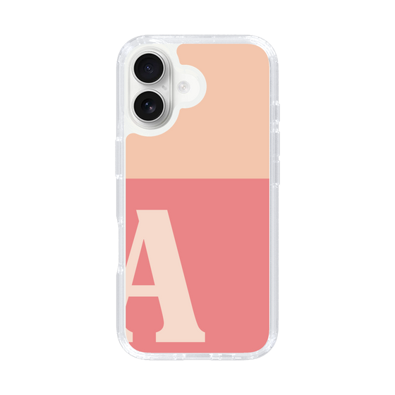 Slim Protection Case［ オリジナル - initial two tone - A pink ］
