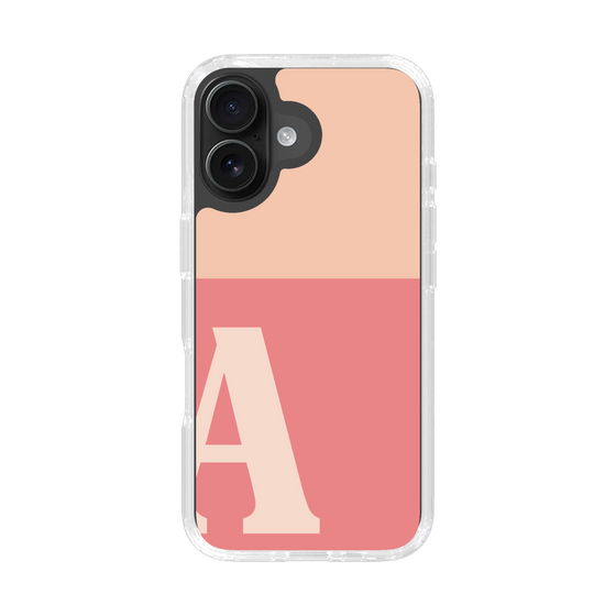Slim Protection Case［ オリジナル - initial two tone - A pink ］