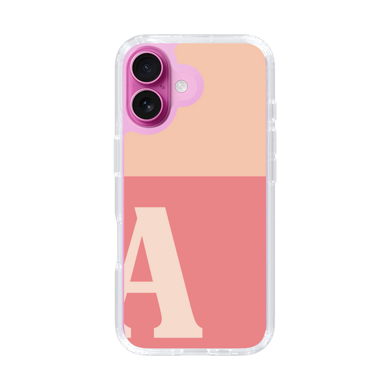 Slim Protection Case［ オリジナル - initial two tone - A pink ］