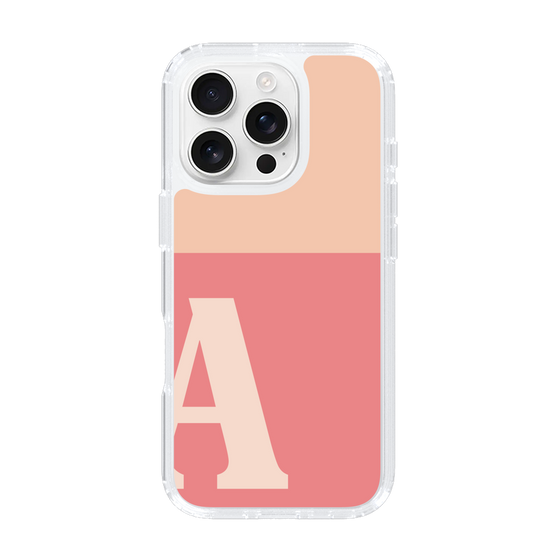 Slim Protection Case［ オリジナル - initial two tone - A pink ］