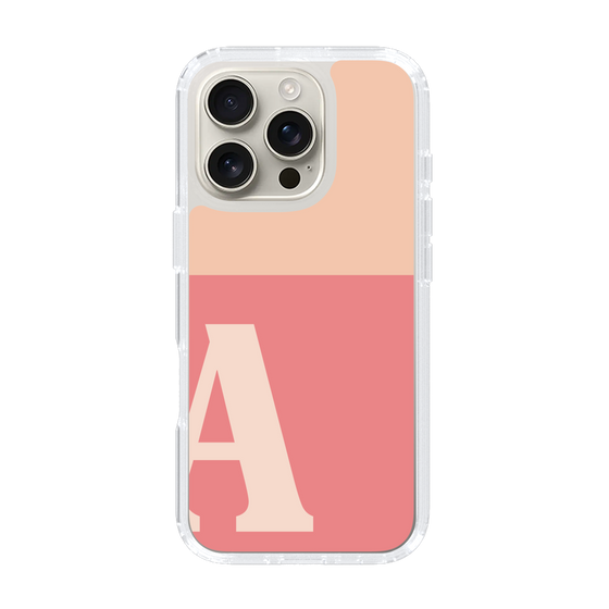 Slim Protection Case［ オリジナル - initial two tone - A pink ］
