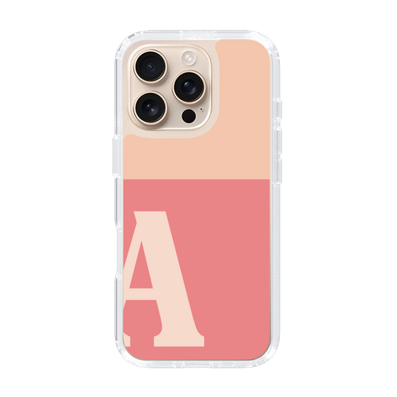Slim Protection Case［ オリジナル - initial two tone - A pink ］