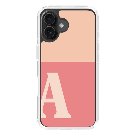 Slim Protection Case［ オリジナル - initial two tone - A pink ］