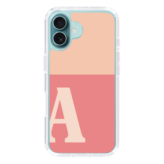 Slim Protection Case［ オリジナル - initial two tone - A pink ］