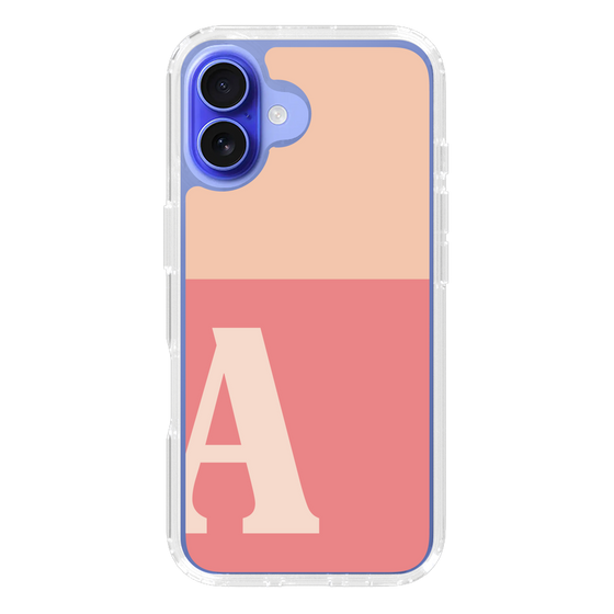 Slim Protection Case［ オリジナル - initial two tone - A pink ］