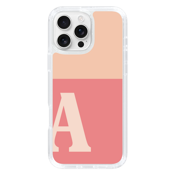 Slim Protection Case［ オリジナル - initial two tone - A pink ］