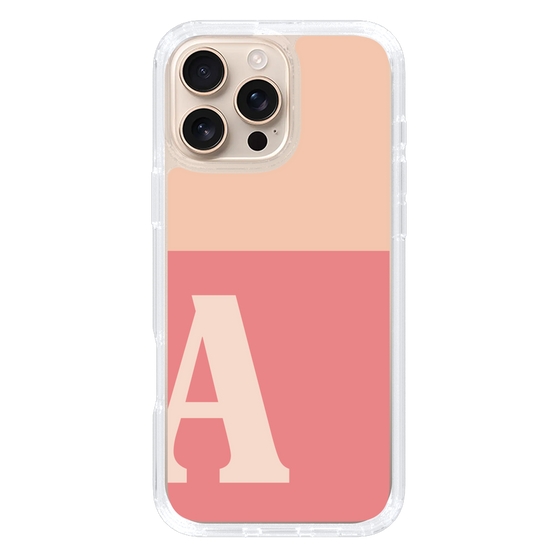 Slim Protection Case［ オリジナル - initial two tone - A pink ］