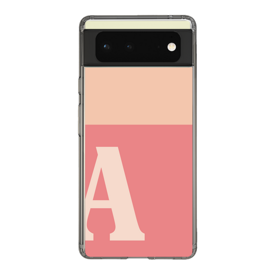 Slim Protection Case［ Original - initial two tone - A pink ］