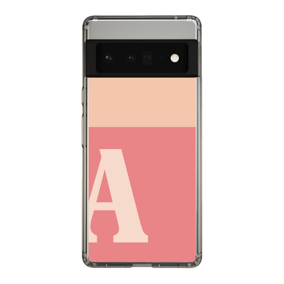 Slim Protection Case［ Original - initial two tone - A pink ］