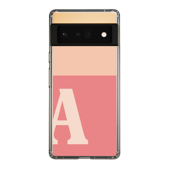 Slim Protection Case［ Original - initial two tone - A pink ］