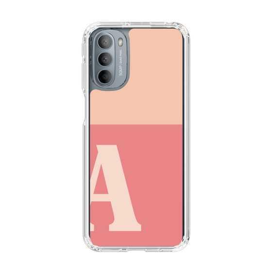 Slim Protection Case［ Original - initial two tone - A pink ］