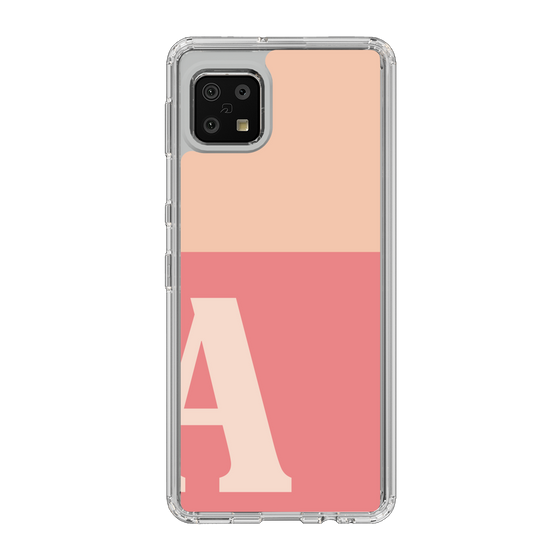 Slim Protection Case［ Original - initial two tone - A pink ］