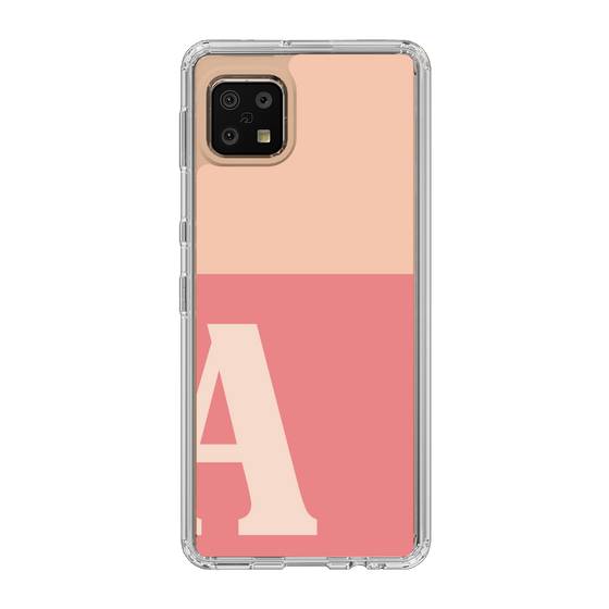 Slim Protection Case［ Original - initial two tone - A pink ］