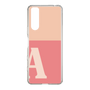 Slim Protection Case［ Original - initial two tone - A pink ］