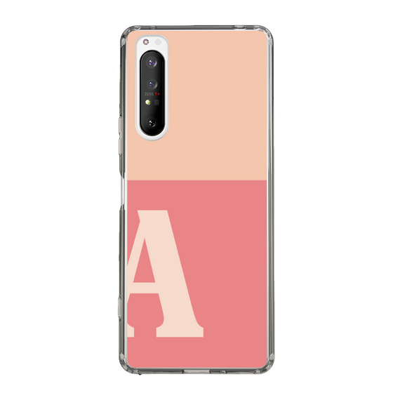 Slim Protection Case［ Original - initial two tone - A pink ］