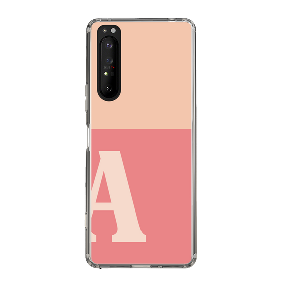 Slim Protection Case［ Original - initial two tone - A pink ］
