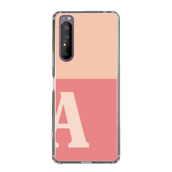 Slim Protection Case［ Original - initial two tone - A pink ］