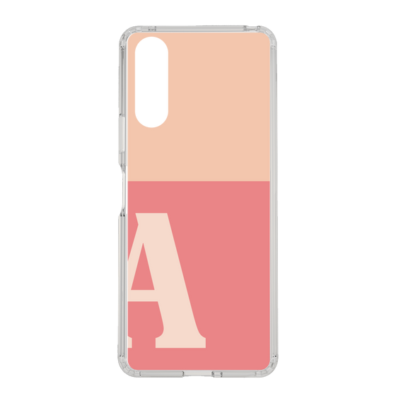 Slim Protection Case［ Original - initial two tone - A pink ］