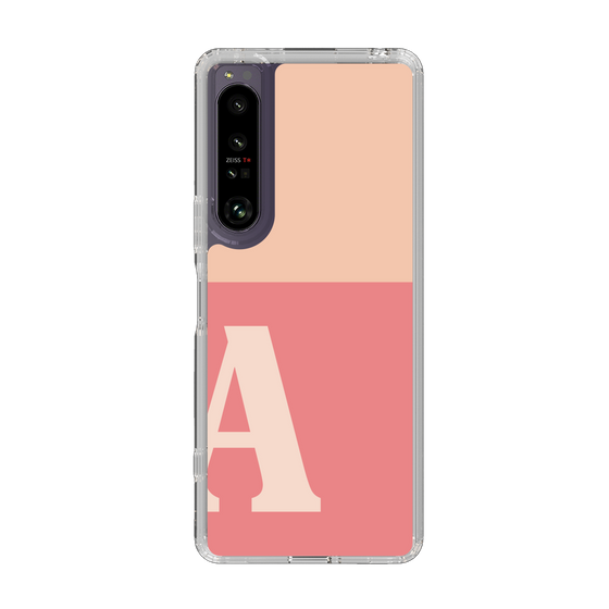 Slim Protection Case［ Original - initial two tone - A pink ］