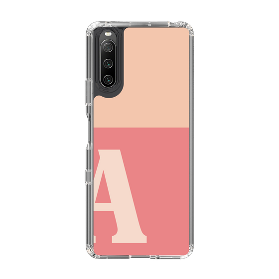 Slim Protection Case［ Original - initial two tone - A pink ］