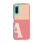 Slim Protection Case［ Original - initial two tone - A pink ］