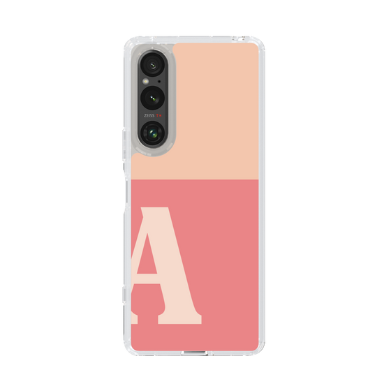 Slim Protection Case［ Original - initial two tone - A pink ］