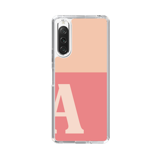 Slim Protection Case［ Original - initial two tone - A pink ］