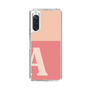Slim Protection Case［ Original - initial two tone - A pink ］