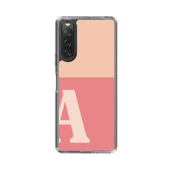 Slim Protection Case［ Original - initial two tone - A pink ］