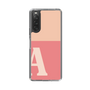 Slim Protection Case［ Original - initial two tone - A pink ］