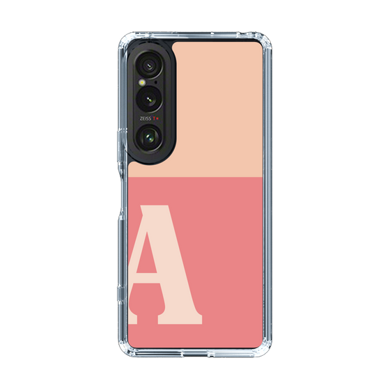 Slim Protection Case［ Original - initial two tone - A pink ］