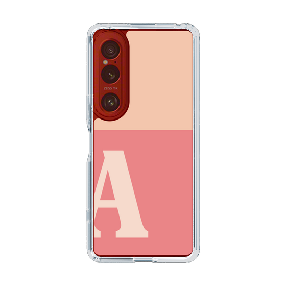 Slim Protection Case［ Original - initial two tone - A pink ］