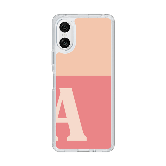 Slim Protection Case［ Original - initial two tone - A pink ］