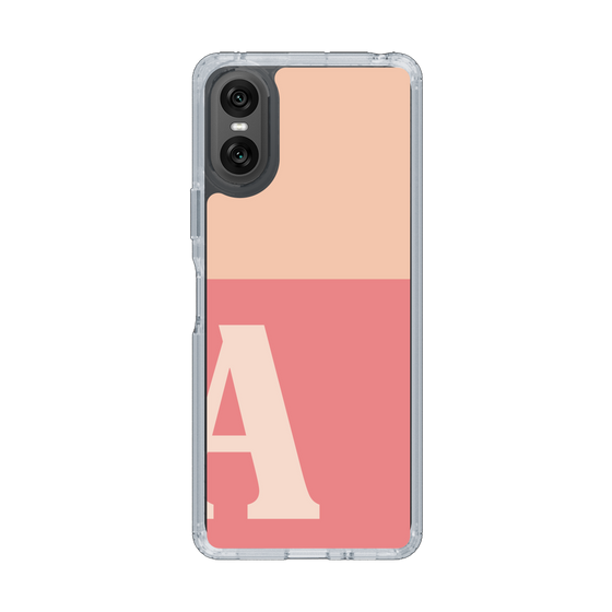Slim Protection Case［ Original - initial two tone - A pink ］